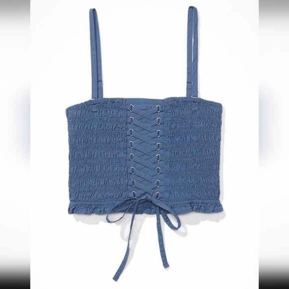 AE Lace-Up Tube Top - Picture 6 of 8